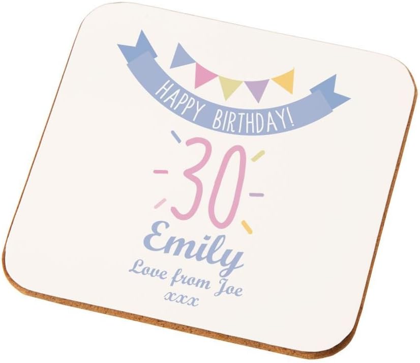 Download Paper Party Supplies Tableware Birthday Decor Birthday Coasters 30th Birthday Coasters Thirtieth Birthday Dirty Thirty 30th Party Coasters Custom Coasters 1465