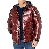 Tommy Hilfiger Men's Down Alternative Hooded Puffer Jacket (Standard and Big & Tall)