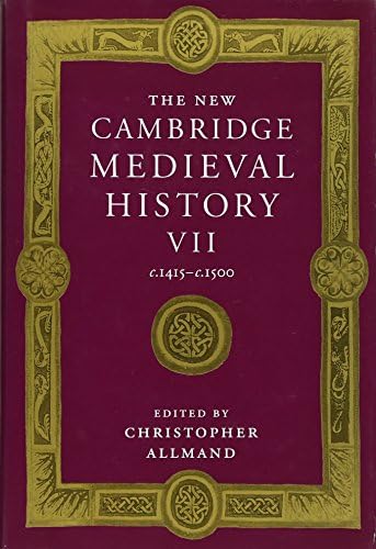 Amazon.com: The New Cambridge Medieval History: Volume 7, c.1415–c