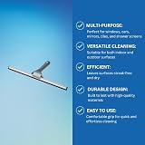 Elliott Multi Purpose Window Squeegee 40cm Aluminum Frame Grey Handle view 5
