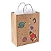 Fun Express Classy Large Brown Kraft Paper Gift Bags - 10.5