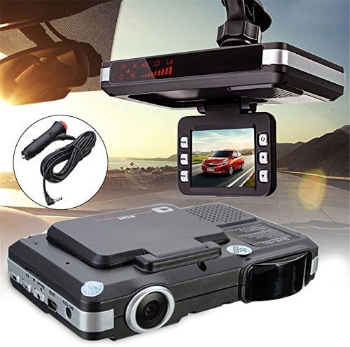 PlatiniumTech 2018 Radar Laser Speed Detector, 2 in 1 HD Car Camera DVR Dash Cam Recorder