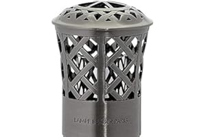 RELISTEP Lampe Berger Heavy Top Monture Croisillon Etain Silver_AB