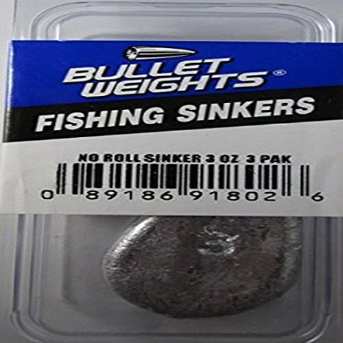 Bullet Weights Inc No Roll Sinker:3 Oz Fishing Products