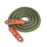 Digital Camera Strap Eorefo [Rope Series] Soft Cotton Shoulder Neck Belt Strap for Leica Canon Nikon Fuji Olympus Lumix Sony,Dark green.