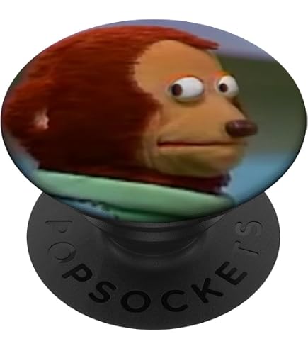 PopSocket PopGrip MagSafe - Design Hamster OVNI Mème Drôle, Interchangeable, Anneau Adaptateur Inclus - 6