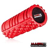 Foam Roller - for Deep Tissue Muscle Massage Therapy - With Ebook Instructions (RED/13-Inch)