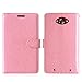 DROID Turbo Case, Motorola Droid Turbo Wallet Case, TOMYOU Flip PU Leather with [3 Card Slots] [kickstand] Soft TPU Rubber Silicone Cover for Motorola Moto Droid Turbo XT1254 Pink