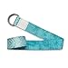YOGA DESIGN LAB | The Yoga Strap | Luxurious, Extra Long, Super Soft, Eco Printed | Studio Quality, Adjustable | Safely Stretch Further and Hold Longer | 8 ft Long (Mandala, 8ft)