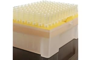 100ul Filtering Pipette Tips - Universal Filter Pipette Tips - Racked,RNase/DNase Free & Pyrogen Safe, Clear, 96 Tips/Rack Pk