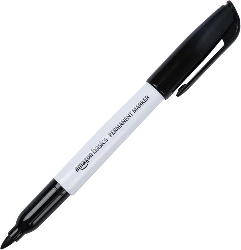 Marqueurs indélébiles - Noir - Lot de 12