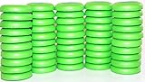 Blaydessales Green Disc Refill Set of 50 for Nerf Vortex, Zombi, Ripshot, Ricochet and Fusefire Blasters , 50 Blaydessales Disc. 50 Soft Foam Disc for Disc Shooting Guns. Nerf War Party Supplies