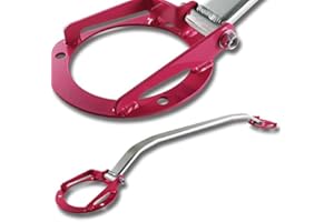 HK5 EPARTS 1 Piece Front Upper Tower Brace Strut Bar Aluminum Tow Brace Bar Pink Compatible with 2008-2014 Subaru Impreza WRX STI