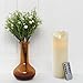 Gideon 9 Inch Flameless LED Candle - Dripping Style - Real Wax & Real Flickering Candle Motion - with Multi-Function Remote (On/Off, Timer, Dimmer) - Vanilla Scented, Ivory