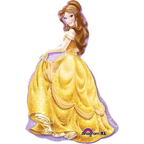Disney Princess Belle 39 Inch Mylar Foil Balloon Supershape XL-1 Piece - //coolthings.us