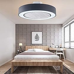Orillon Modern Macaron Flush Mount Ceiling Fan with