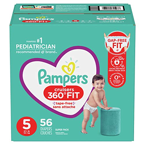 Pampers Cruisers 360 Diapers Size 5 56 Count