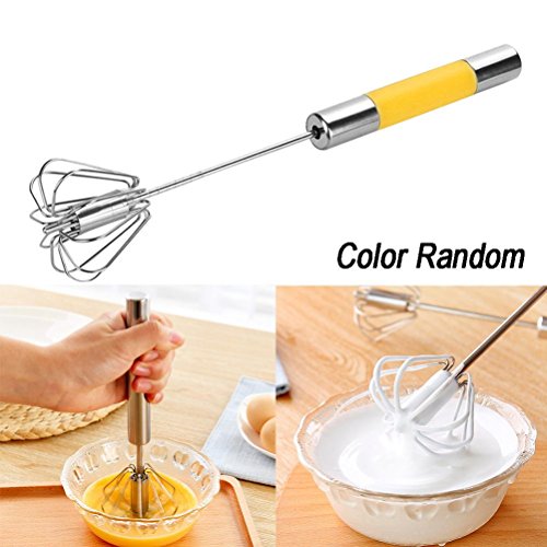 Stainless Steel Semi-Automatic Whisk Egg Mixer Milk Beater Cooking Tool Gessppo