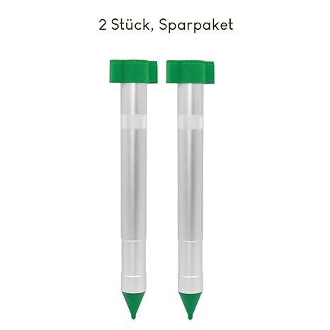 Silva Maulwurf Vertreiber und Wühlmausschreck 2er Set - Effektive Maulwurfabwehr
