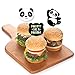 Party Like a Panda Bear - Dessert Cupcake Toppers - Baby Shower or Birthday Party Clear Treat Picks - Set of 24