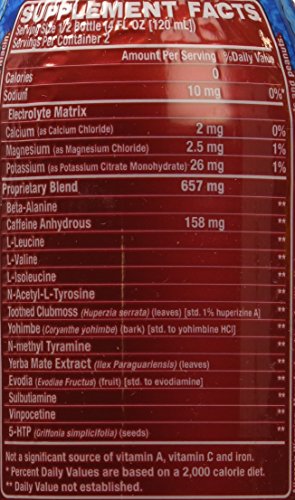 Redline nutrition facts
