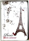 FindFine Eiffel Tower in Paris Mon amour Passport Cover ~ Travel Accessory ~ No more bent corners