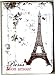 FindFine Eiffel Tower in Paris Mon amour Passport Cover ~ Travel Accessory ~ No more bent corners