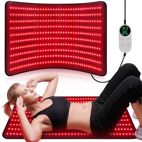 Pedete Red Light Therapy Mat for Body, 39’’×24’’ Large Infrared Light Therapy P…