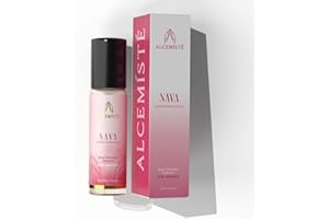 ALCEMÍSTÉ Concentrated Pheromones-infused Perfumes For Women - Premium Enhanced Scents Feromonas Perfume Oil Cologne - Travel Size, Rollerball with Sweet, Floral, Feminine Scent 0.34 oz (10 mL)