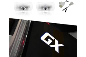ORALSIM 2PCS Door Lights Logo for GX LX Accessories Courtesy LED Welcome Puddle Projection Light Lamps Compatible with GX LX (GX)