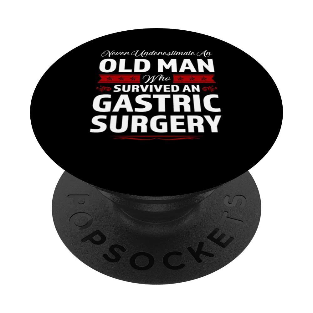 never underestimate survived gastric surgery gastric surgery PopSockets Swappable PopGrip