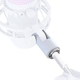 Mic Stand Adapter for 3/8" HyperX QuadCast Boom Armr(white)