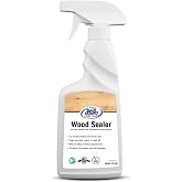 Rainguard Water Sealers Wood Sealer Spray, Penetrating Protection Against Water Damage, Rotting, and Stains, for All Wood Surfaces, Silane/Siloxane Waterproofer, Natural Finish, Ready to Use, 16 oz