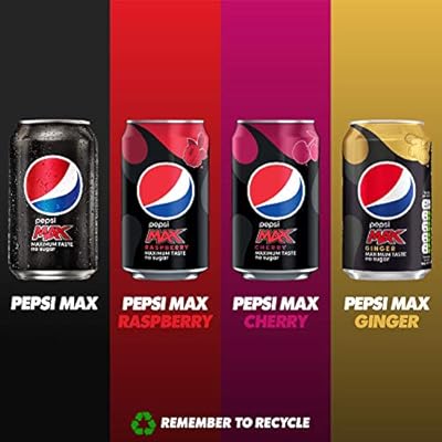 Pepsi Max No Sugar Cans 12 X 330ml Amazon Co Uk Grocery