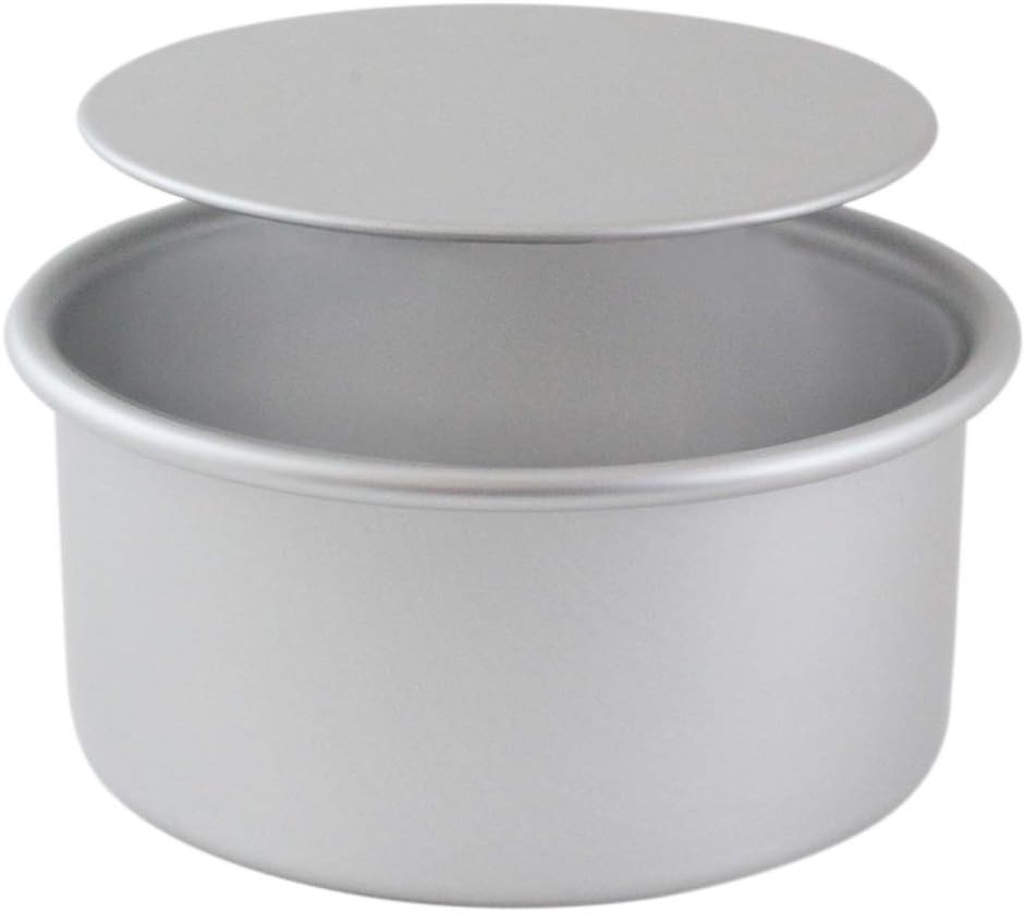 PME Anodised Aluminium Round Cake Tin with Loose Base, Silver