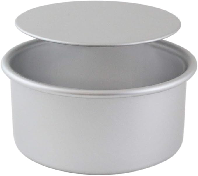 PME Anodised Aluminium 3 inch Deep Round Cake Tin With Loose Base, 8