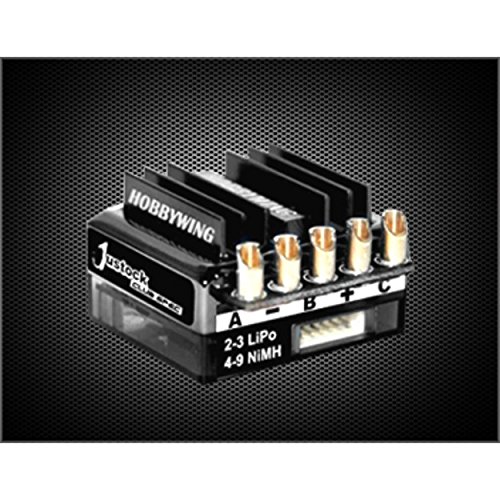 HobbyWing 81020001 Justock Club Spec 1/10th Scale Stock ESC Black (1/10 Car)