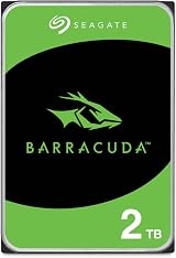 Seagate BarraCuda 2TB Internal 3.5 Inch SATA 6Gb/s 7200 RPM 64MB Cache view 1