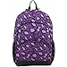 Eastsport Multi Pocket School Backpack, Purple Cheetah
