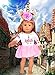 iBayda 2pc/Set Long Sleeve Veil Soft Unicorn Doll Dress Clothes with Headband for 18 inch Girl, Journey Girl Dolls