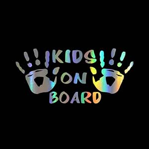 JKLJK Car Stickers Car Sticker 3D 15CM x 7CM Kids ON Board ...