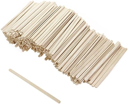 Wood Coffee Sticks,Beverage Sticks Stir Bar Stirrer Swizzle 5.5 Inch Coffee Stir Sticks 300 Pcs