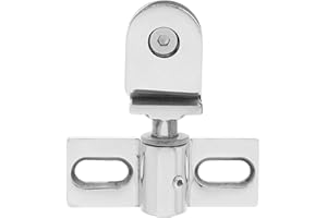Veemoon Glass Shower Door Hinge Kit 1 Set Heavy Duty Pivot Hinge Stainless Steel for Bathroom Door Hardware