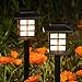 KODOO 8Pack Solar Pathway Lights Outdoor, Outdoor Garden Lights, Solar Pathway Lights, Outdoor Landscape Lighting for Lawn/Patio/Yard/Walkway/Driveway