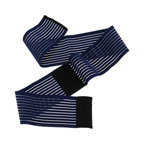 BXT Elastic Breathable Wrap Ankle Support Brace Compression Knee Elbow Wrist Ankle Hand Support Wrap Sports Bandage Strap with Hook & Loop Fastener Straps(ONE PIECE)