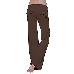 DASAYO Womens Stretchy Thicken Warm Leggings Button