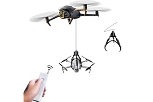 AMANELY Mantis Claw Grabber for DJI Drones, Intelligent Manipulator for Mavic 3/Air 3/Mini 4 Pro/Mini 2, Rescue & Fishing Hook with Fixed-Point Drop (Drones Not Included)