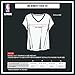 UNK NBA Women's T-Shirt V-Neck Relaxed Fit Short Sleeve Tee Shirt, Team Logo Color