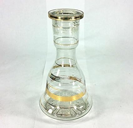 Genuine Khalil Mamoon Shisha Hookah Cafe Replacement BASE VASE BOTTLE GLASS
