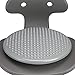 Gaiam Kids Balance Cushion, Inflatable Wobble Disk Active Sitting Chair Seat Cushion with Inflation Needle, Grey